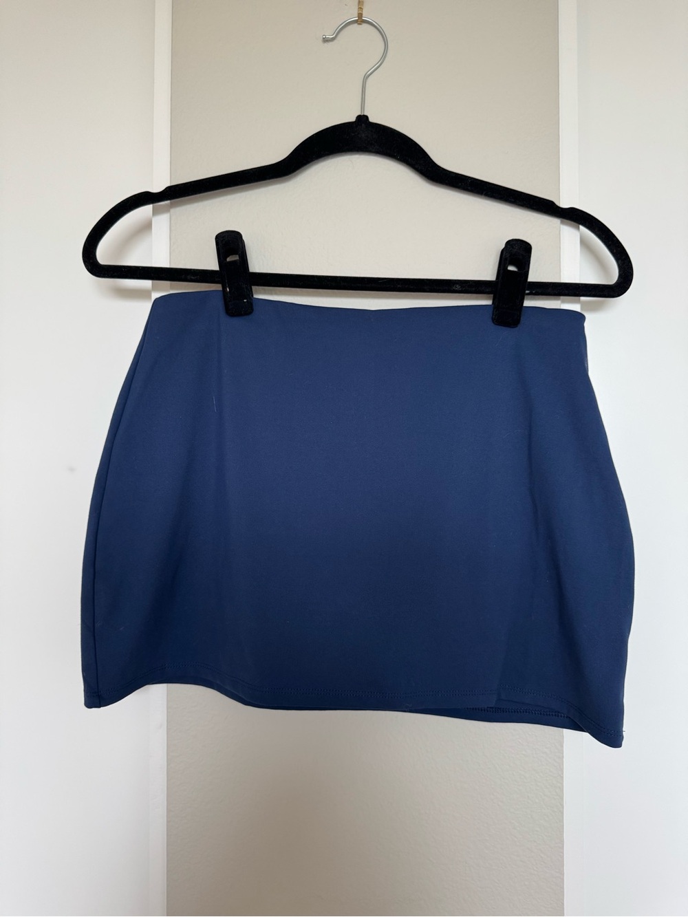 No Boundaries Navy Blue Stretch Mini Skort